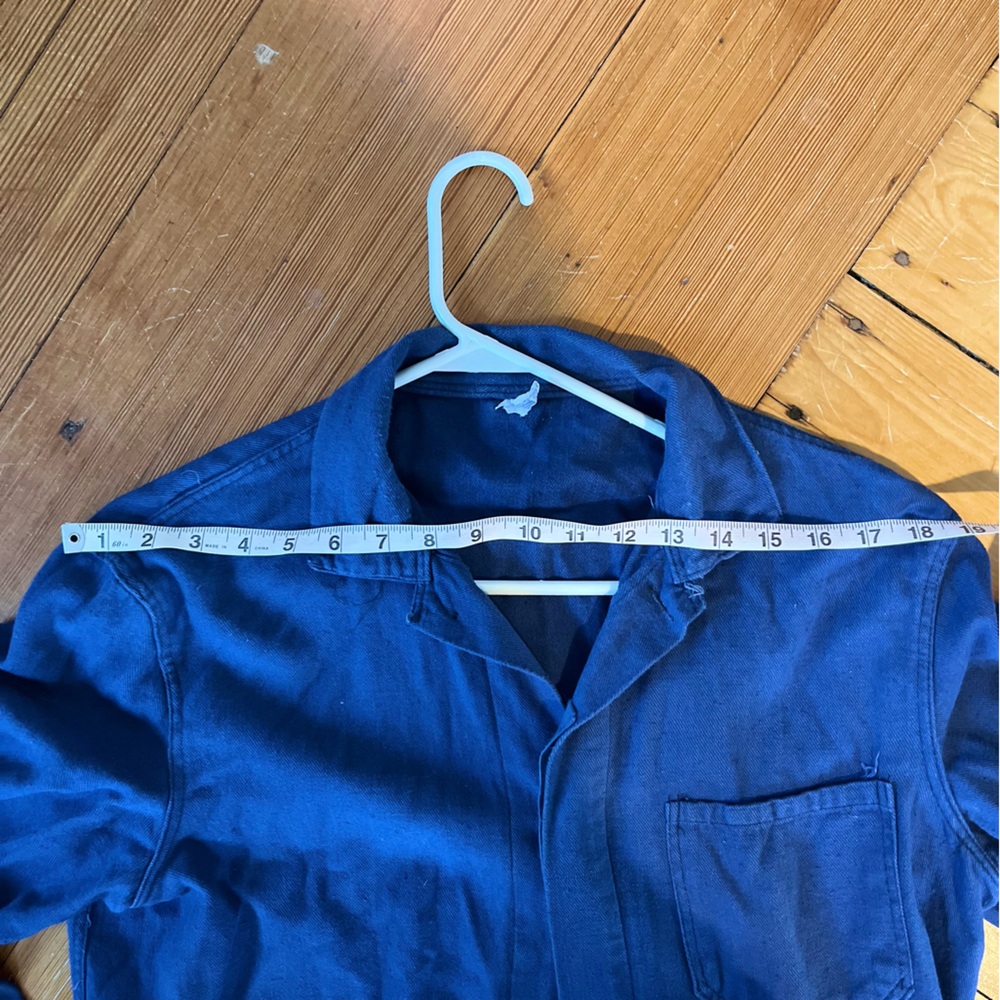 Authentic French chore jacket purchased in Paris. Soft cotton - Picture 4 of 7